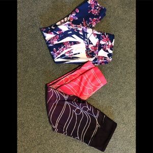 Two pairs of Fabletics Capris